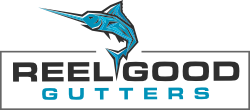 reel good gutters logo